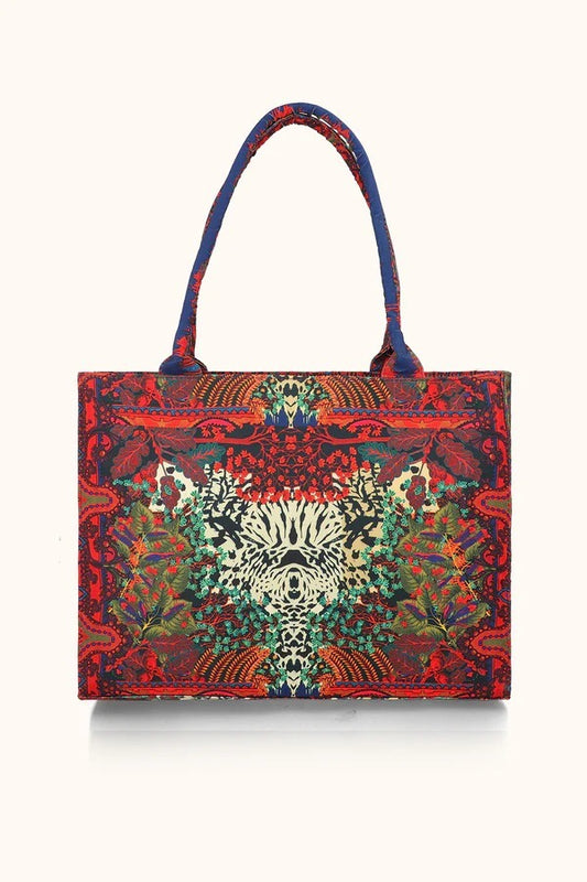 Camilla Jaguar Print Tote Bag